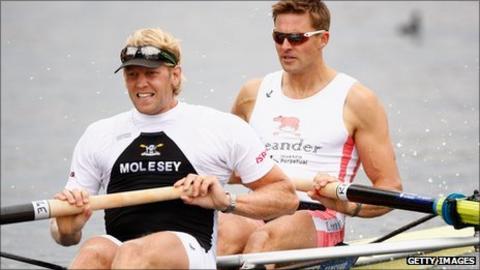 Andy Triggs Hodge and Pete Reed