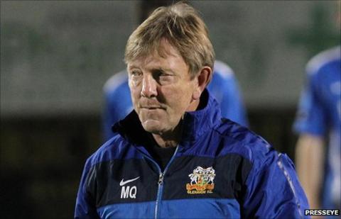 Glenavon manager Marty Quinn