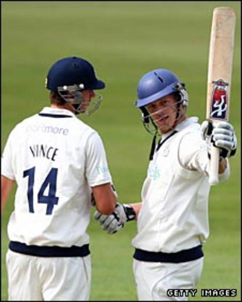 James Vince and James Adams