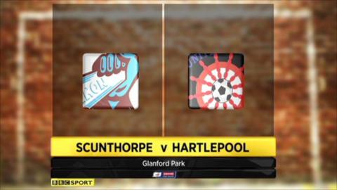 Scunthorpe 2-0 Hartlepool