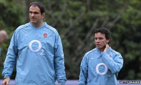Martin Johnson (left) and Mike Ford (right)