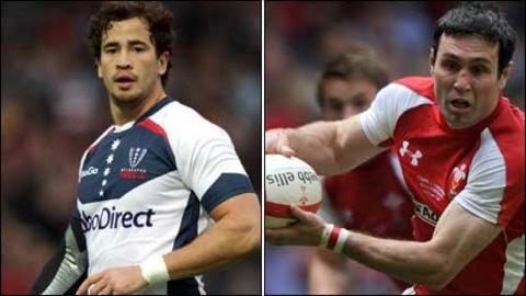 Danny Cipriani and Stephen Jones