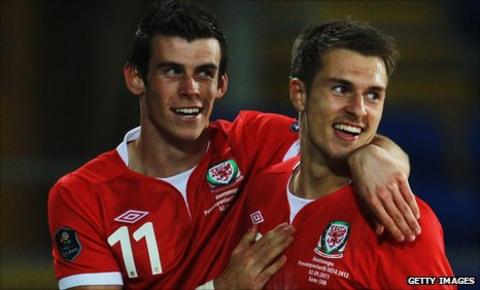 Gareth Bale and Aaron Ramsey