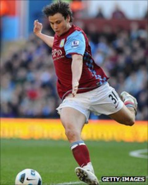 Chris Herd in action for Aston Villa