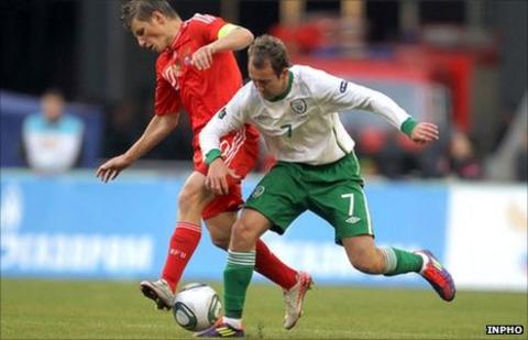 Aiden McGeady and Andrey Arshavin