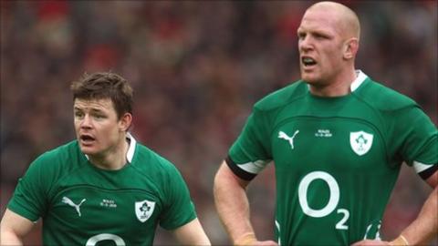 Brian O'Driscoll and Paul O'Connell