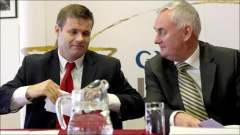 Dessie Farrell and Christy Cooney