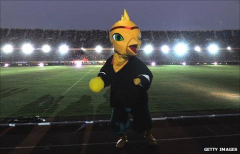 Cojito - the mascot of the 2011 All Africa Games