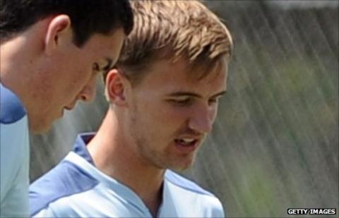 Jak Alnwick and England under-20 team-mate Lee Nicholls