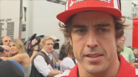 Ferrari's Fernando Alonso
