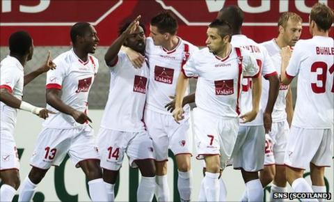 Sion beat Celtic 3-1 after holding out for a 0-0 draw in Glasgow