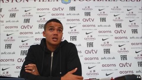 Aston Villa's Jermaine Jenas