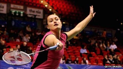 Badminton player Susan Egelstaff