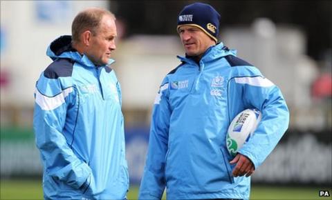 Andy Robinson and Gregor Townsend