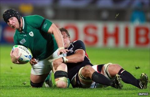 Stephen Ferris and Nic Johnson