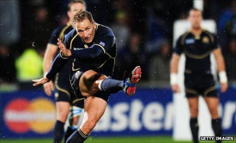 Dan Parks kicked all of Scotland's points in Invercargill