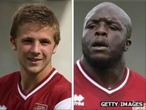 Michael Jacobs and Adebayo Akinfenwa