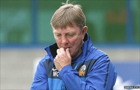 Glenavon manager Marty Quinn