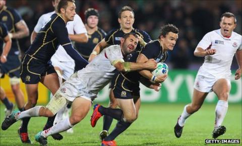 Scotland seldom troubled the Georgian defence in a dour struggle