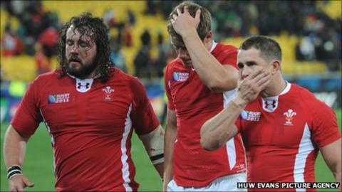Wales' Adam Jones, Rhys Priestland and Shane Williams reflect on the South Africa loss