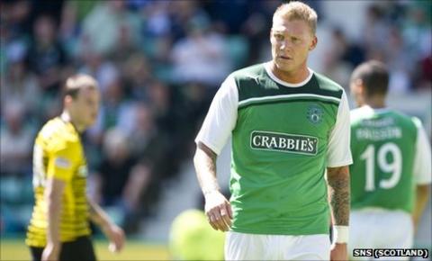 Hibernian striker Garry O'Connor