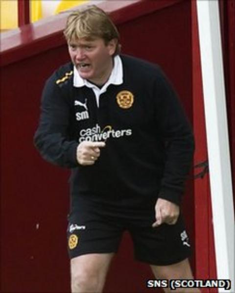 Motherwell manager Stuart McCall