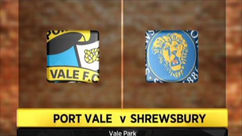 Port Vale 2-3 Shrewsbury