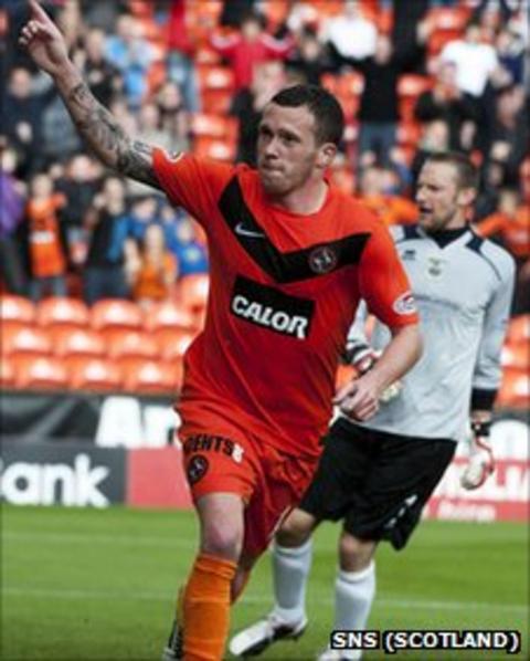 Dundee United midfielder Danny Swanson
