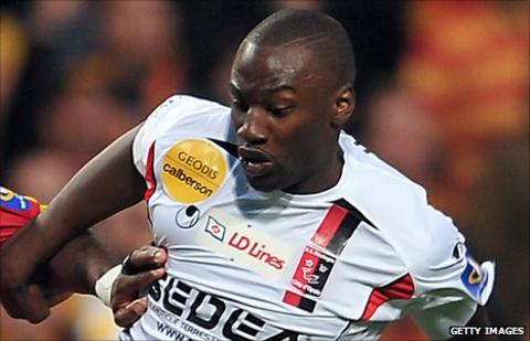 Congo Brazzaville and Luasanne Sports' Matt Moussilou