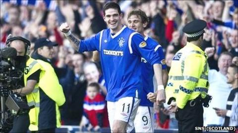 Striker Kyle Lafferty