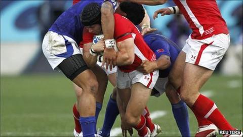 Leigh Halfpenny impressed as replacement Wales full-back against Samoa