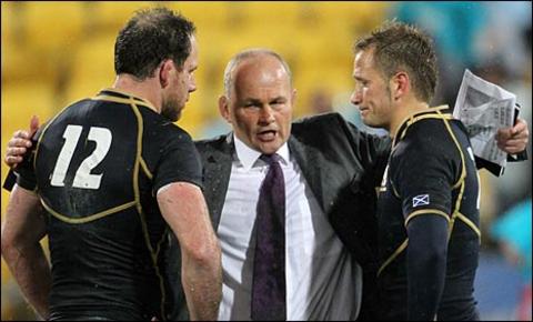 Andy Robinson consoles his players
