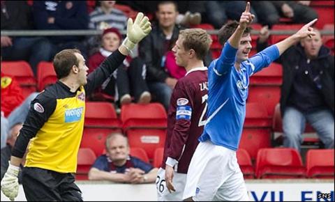 Cillian Sheridan celebrates