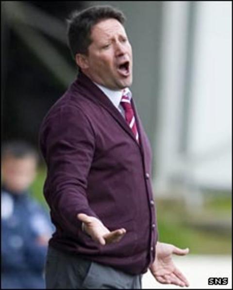 Hearts manager Paulo Sergio