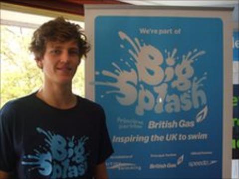 Cameron Davidson - poolside staff member at Wells