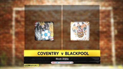 Coventry 2-2 Blackpool