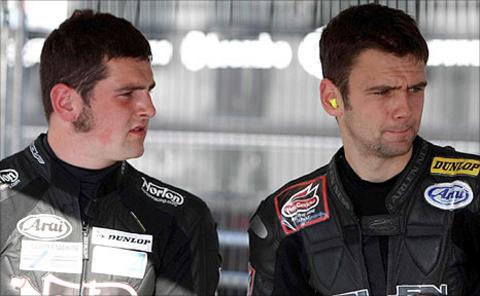 Ballymoney brothers Michael and William Dunlop