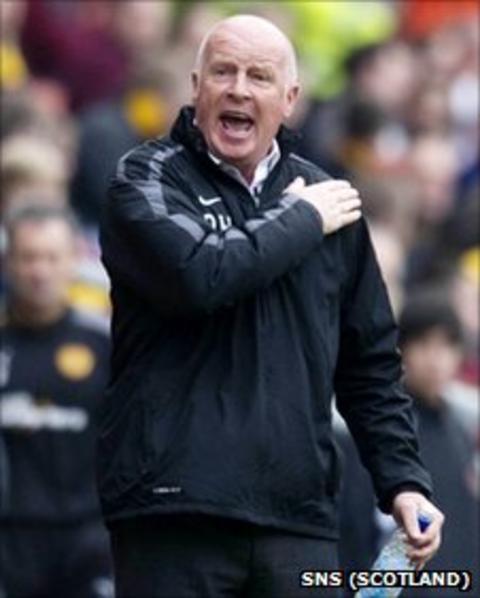 Dundee United manager Peter Houston