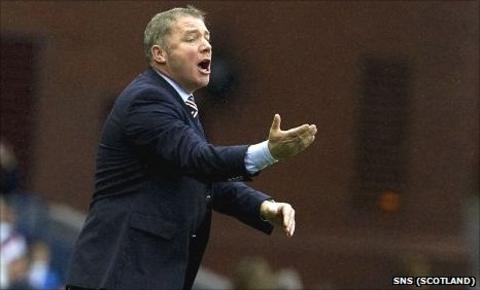 Rangers manager Ally McCoist