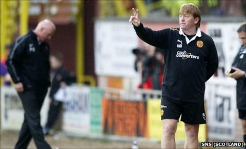 Motherwell manager Stuart McCall