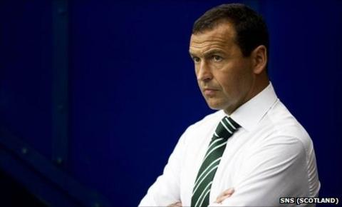 Hibs manager Colin Calderwood