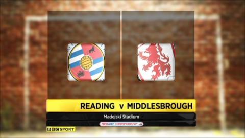 Reading 0-0 Middlesbrough