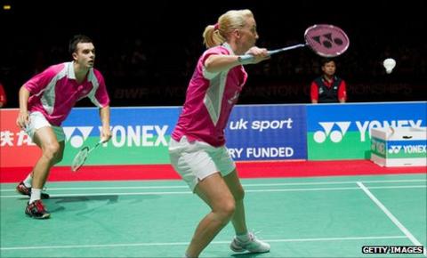 Chris Adcock and Imogen Bankier