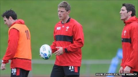 Stephen Jones, Rhys Priestland and James Hook
