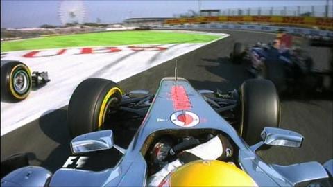 Hamilton's qualifying incident