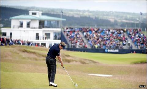 Luke Donald at Castle Stuart
