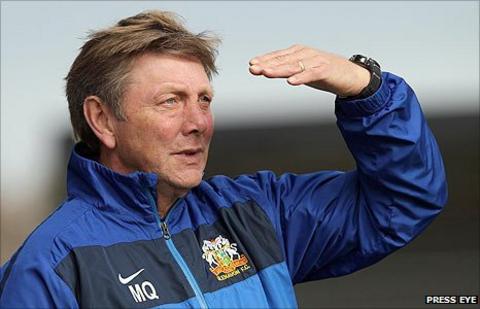 Glenavon manager Marty Quinn