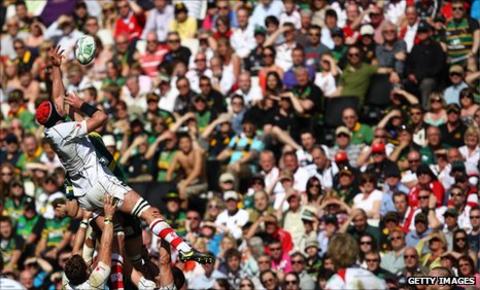 Saints against Ulster at Stadium MK