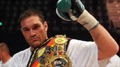 British heavyweight champion Tyson Fury