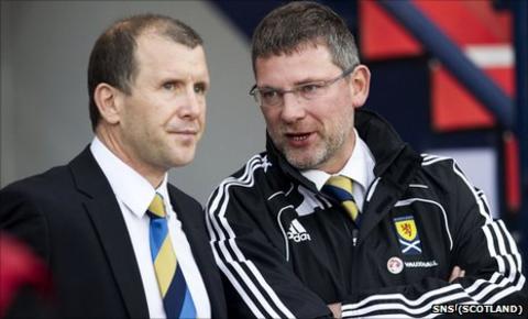 Stewart Regan and Craig Levein